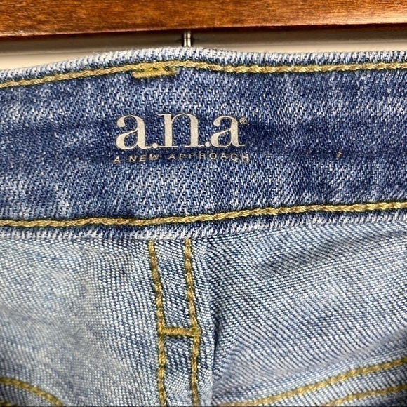 A.N.A. Patchwork Skinny Jeggings Jeans Women's 30/10 Light Blue Mid Rise - Picture 3 of 10